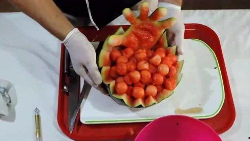 边吃瓜边做手工好吗视频,享受悠闲生活时光